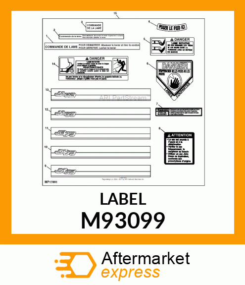 Label M93099