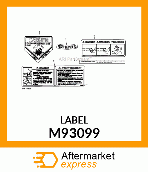 Label M93099