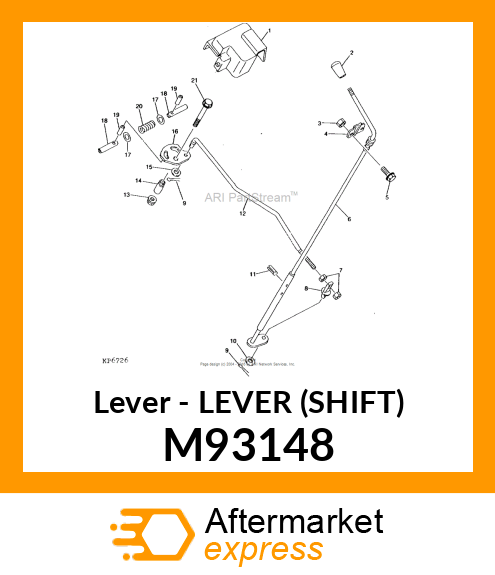 Lever - LEVER (SHIFT) M93148