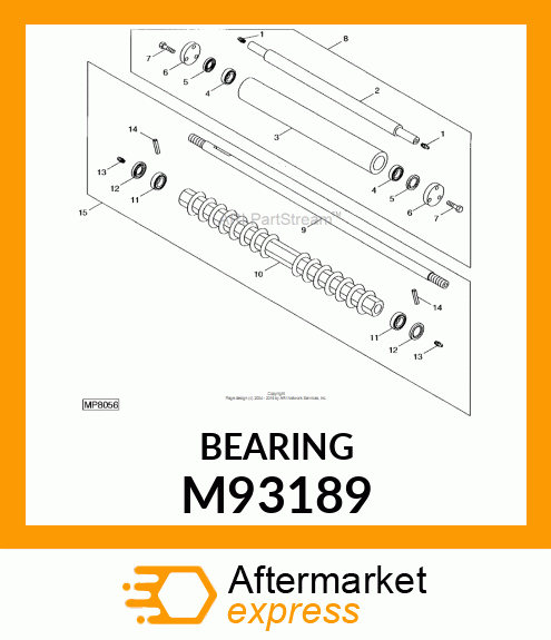 BEARING, BALL M93189