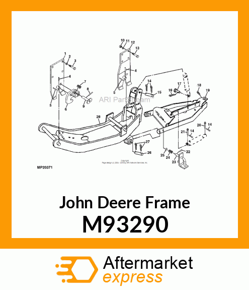 REAR FRAME M93290