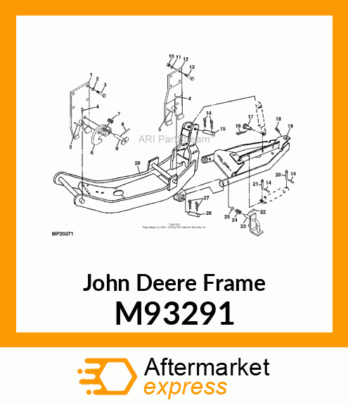 FORWARD FRAME M93291