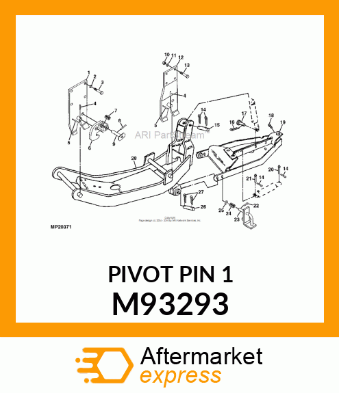 PIVOT PIN 1 M93293