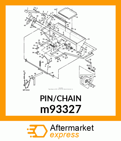 PIN, TETHERED PIN m93327