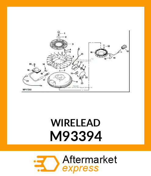 Wiring Lead M93394