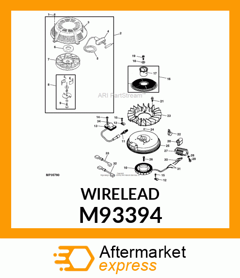 Wiring Lead M93394