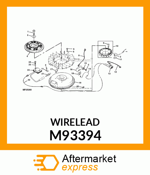 Wiring Lead M93394