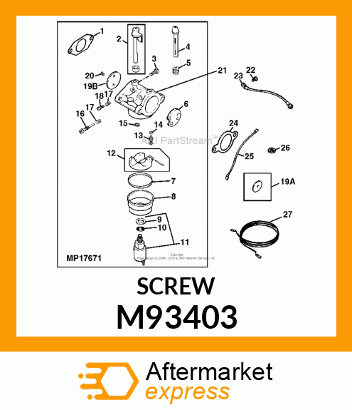 10PK Bolt M93403