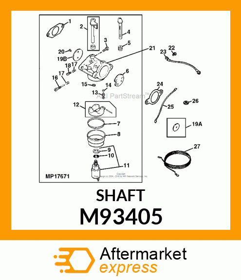 Shaft M93405