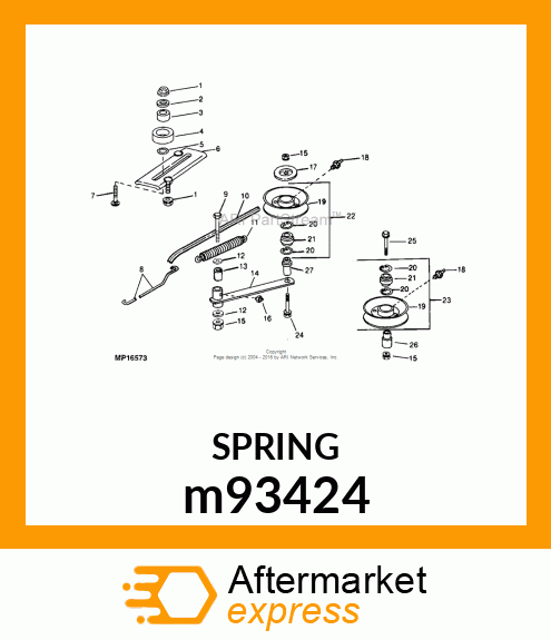 SPRING, TENSION m93424