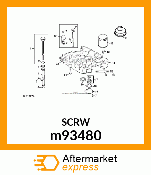 SCREW, FLANGED, METRIC m93480