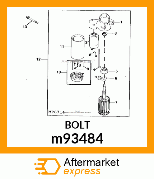 SCREW, HEX HEAD, METRIC m93484