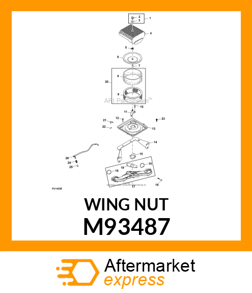 WING NUT M93487