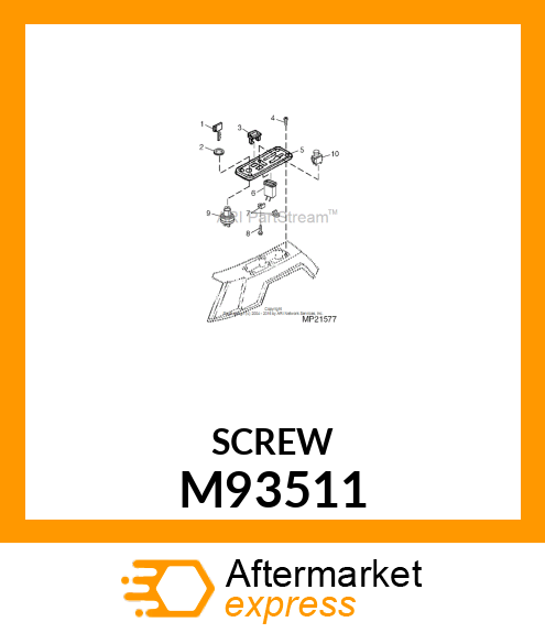 SCREW,HI M93511