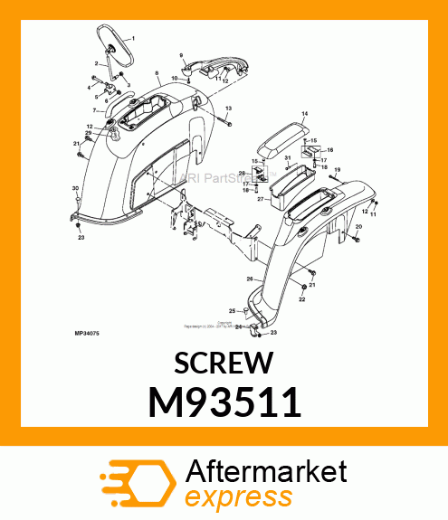 SCREW,HI M93511