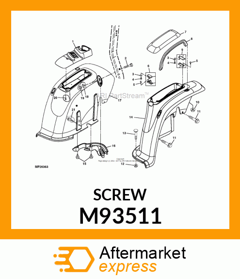 SCREW,HI M93511