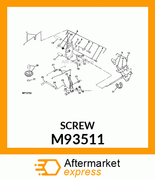 SCREW,HI M93511