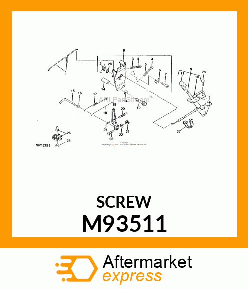 SCREW,HI M93511