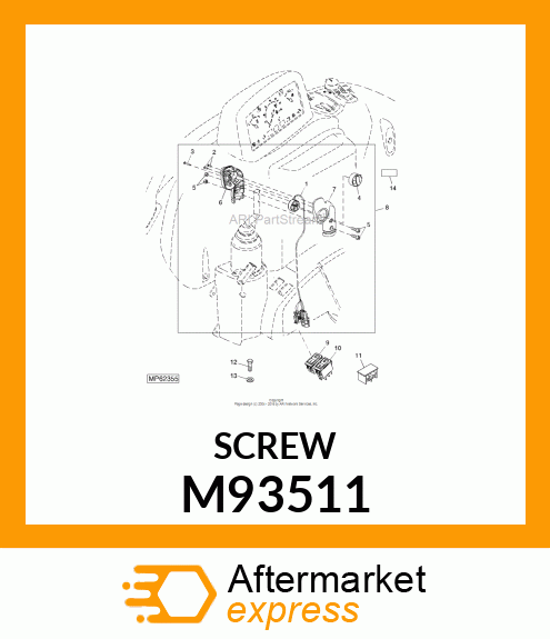 SCREW,HI M93511