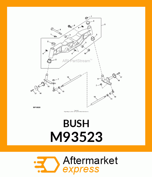 BEARING, FLANGED M93523