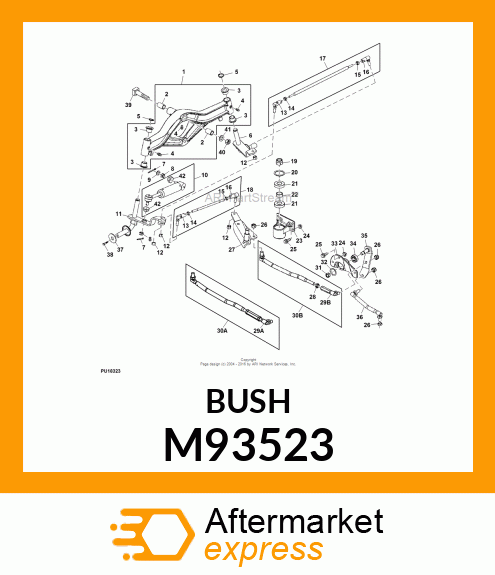 BEARING, FLANGED M93523