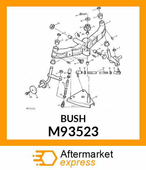 BEARING, FLANGED M93523