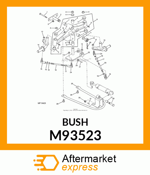 BEARING, FLANGED M93523