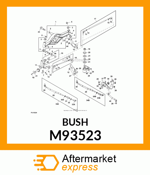 BEARING, FLANGED M93523