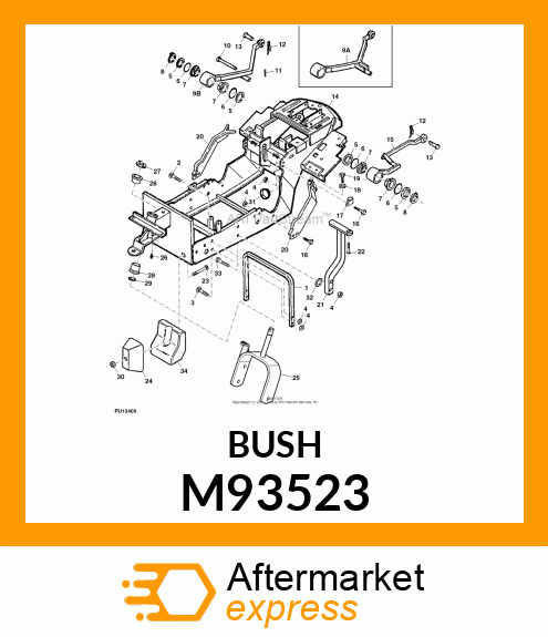 BEARING, FLANGED M93523