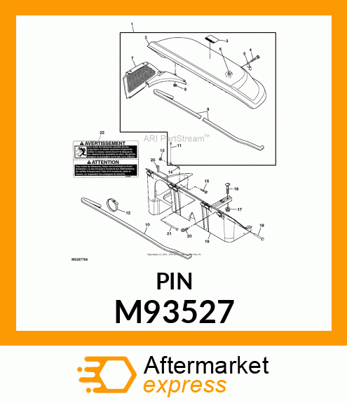 PIN FASTENER M93527