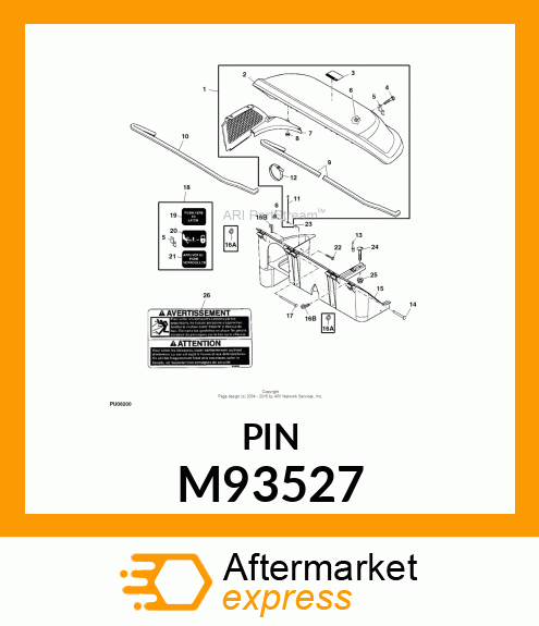 PIN FASTENER M93527