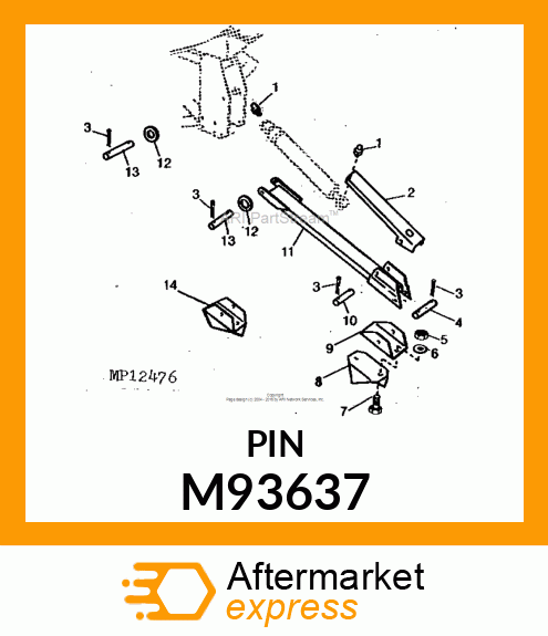 PIN, 5/8 X 5 M93637