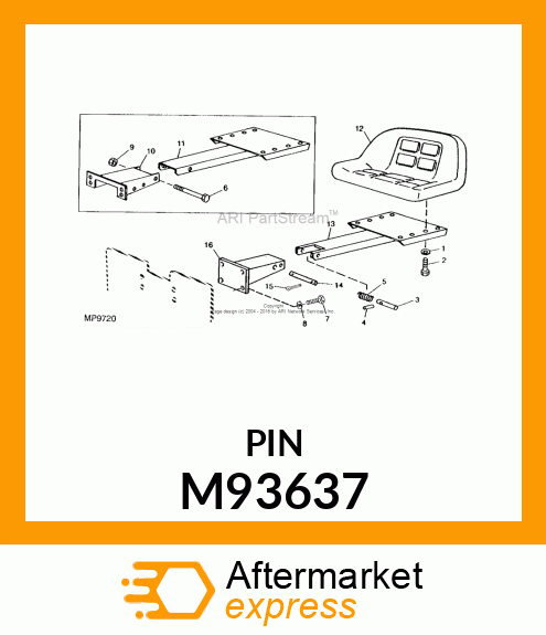 PIN, 5/8 X 5 M93637