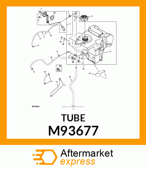 TUBE, HOSE, DRAIN M93677