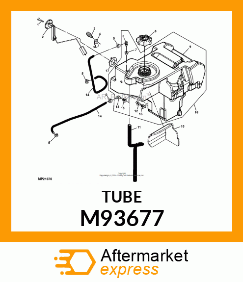 TUBE, HOSE, DRAIN M93677