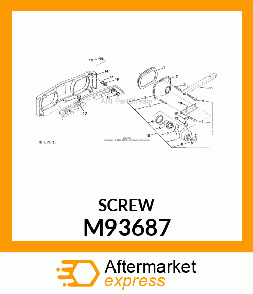 Screw - SCREW M93687