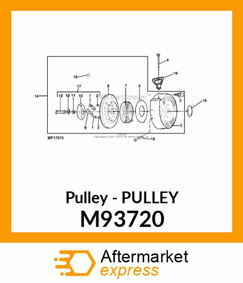 Pulley M93720