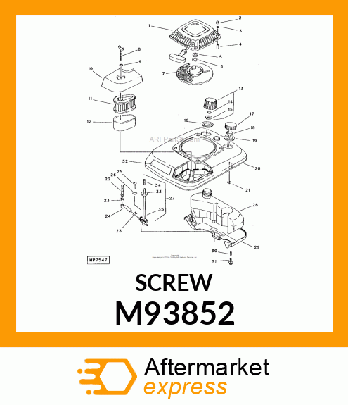 Screw M93852