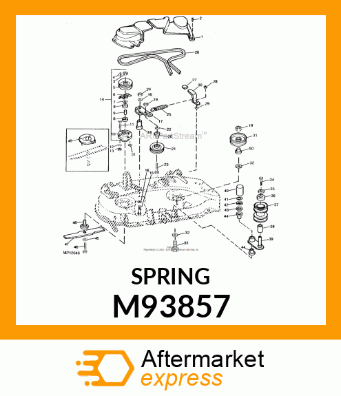 SPRING, TENSION M93857