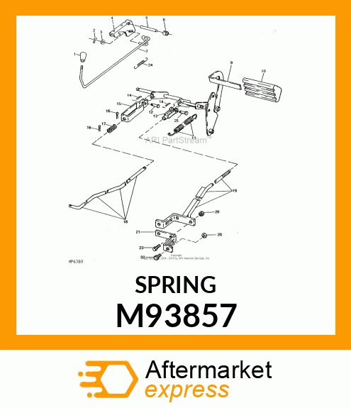 SPRING, TENSION M93857