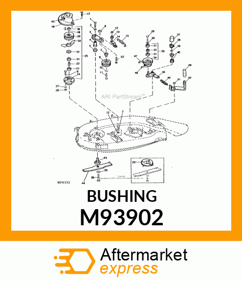 BUSHING, IDLER PIVOT M93902