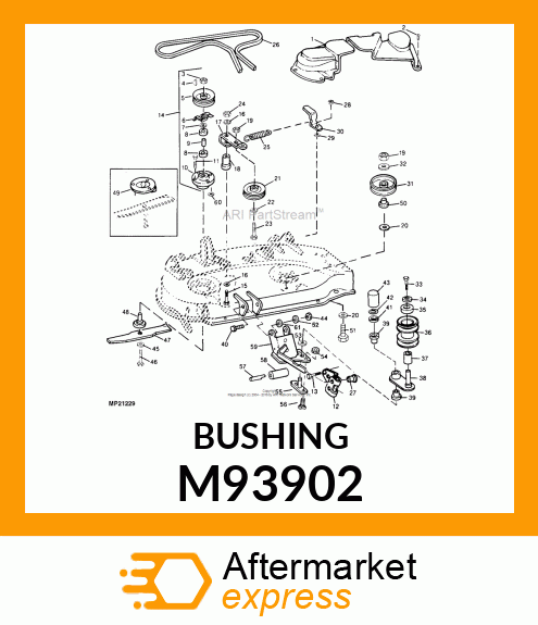 BUSHING, IDLER PIVOT M93902