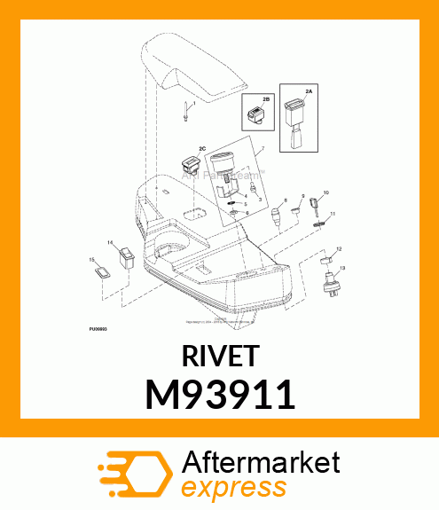 RIVET, POP M93911