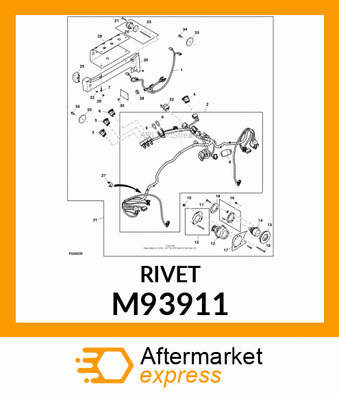 RIVET, POP M93911