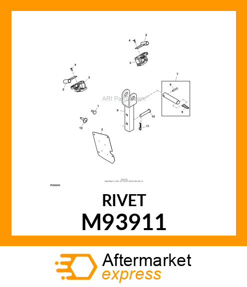 RIVET, POP M93911