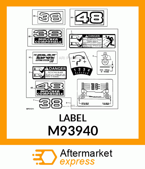 Label M93940