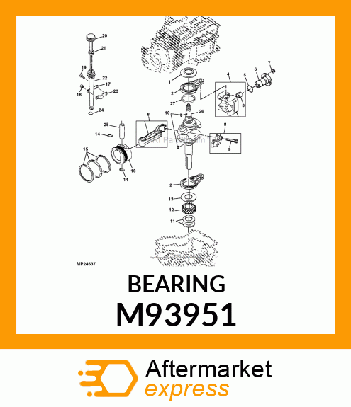 BEARING, PLAIN M93951