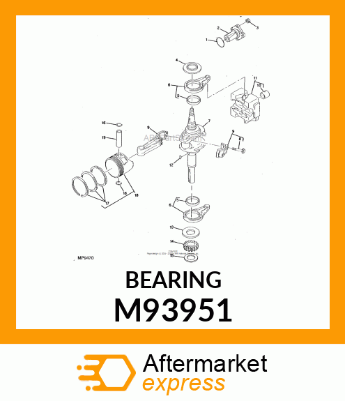 BEARING, PLAIN M93951