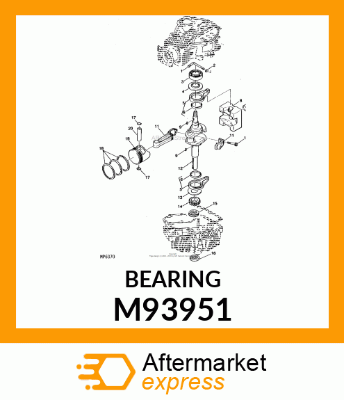 BEARING, PLAIN M93951