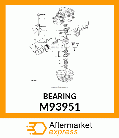 BEARING, PLAIN M93951